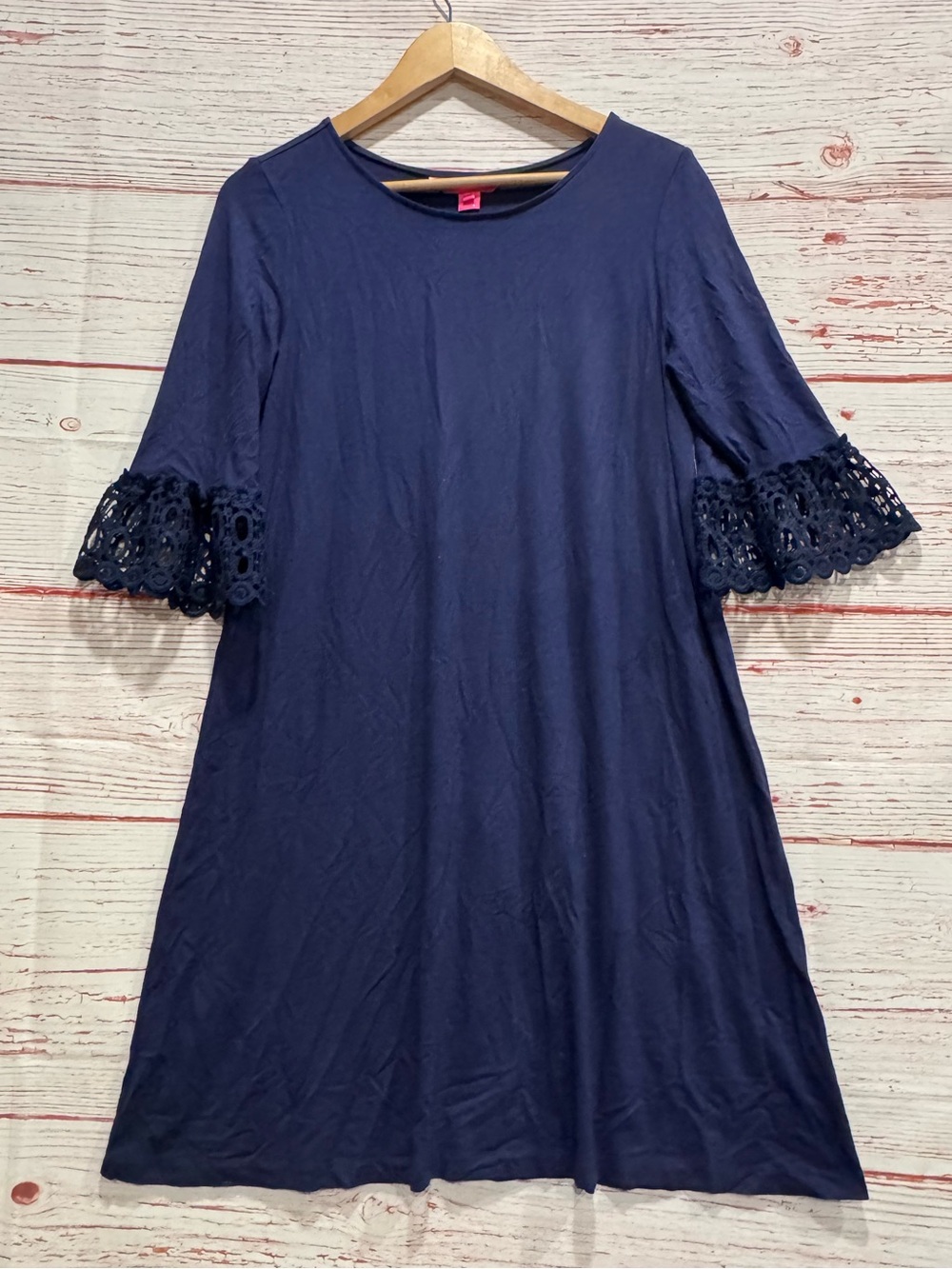 Lilly Pulitzer Ophelia Dress in True Navy Sz M - Picture 3 of 13